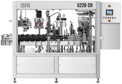 6226 CH GAI -  apsuladora + Rotuladoras -  Monobloco para Espumantes